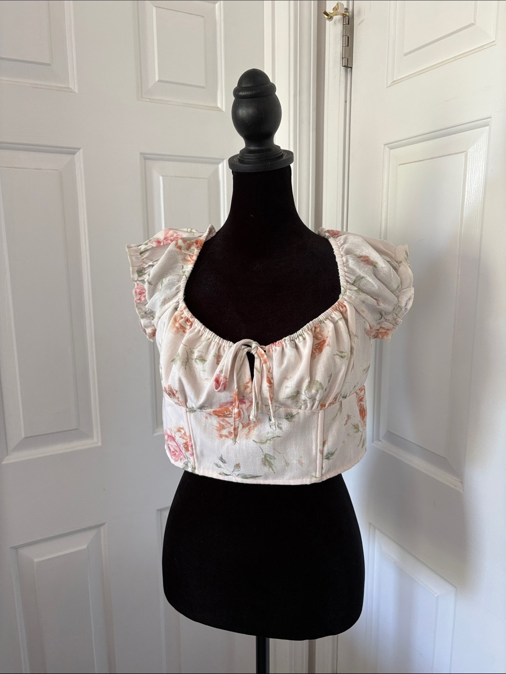 Windsor Vibe High Waist Floral Woven Skort and Crop Top